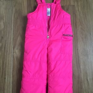 24 month pink snow pants